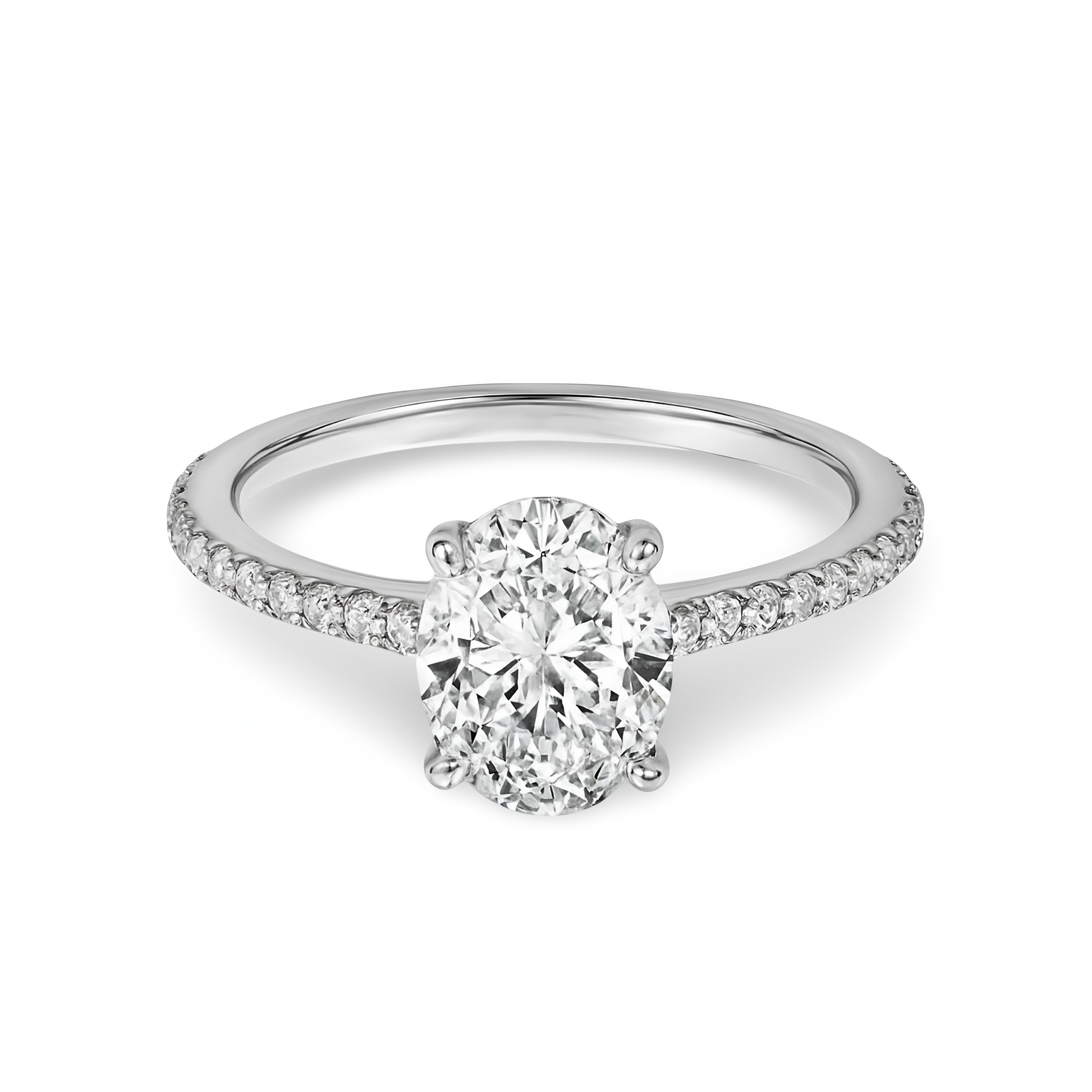 MG ELONGE®️ 2.0 CT PAVÈ EMMA OVAL CUT RING MG Essence
