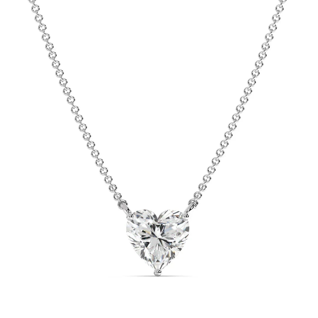 MG TIMELESS®️ Silver Heart Necklace - MG ESSENCE