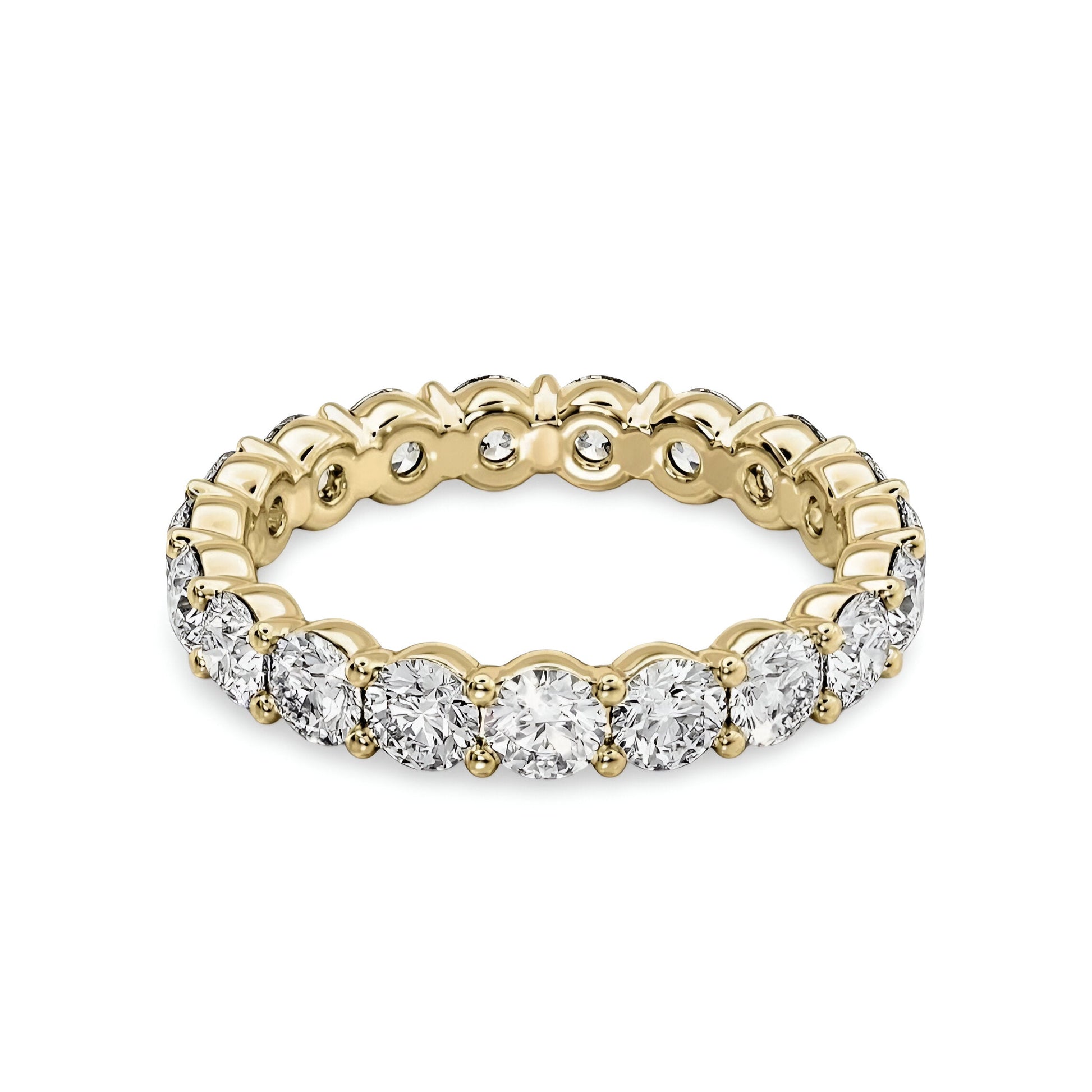 The Infinite Grace™ Round Cut Moissanite Eternity Band MG ESSENCE