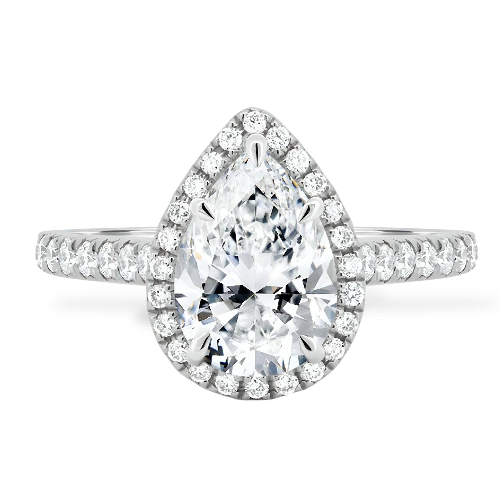 4.0 CT MG NÉLA PEAR CUT RING - MG ESSENCE