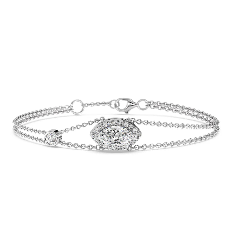 Silver Pear Timeless Twine Bracelet - MG ESSENCE