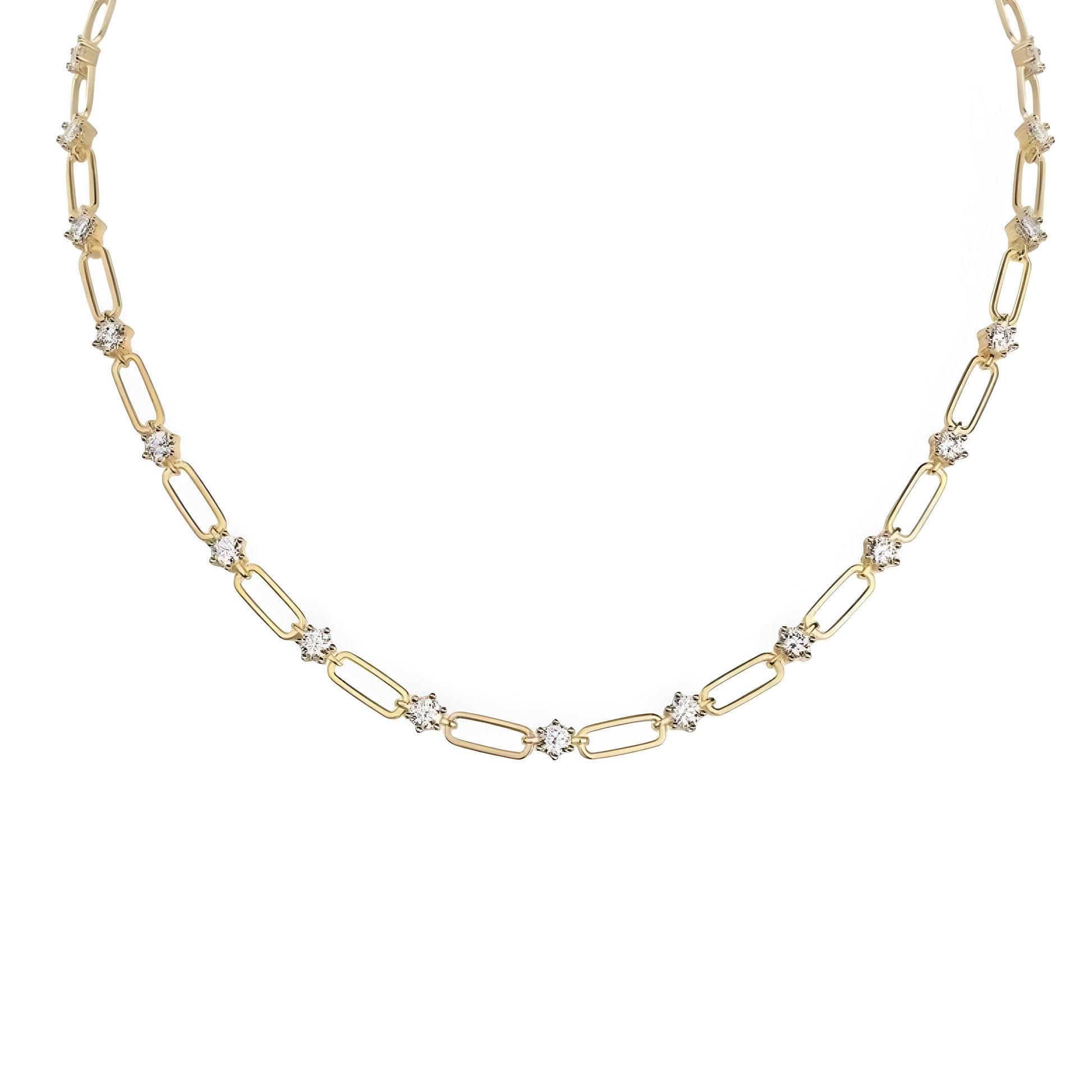The Nova Clasp™️ Gold-Plated Necklace - MG ESSENCE