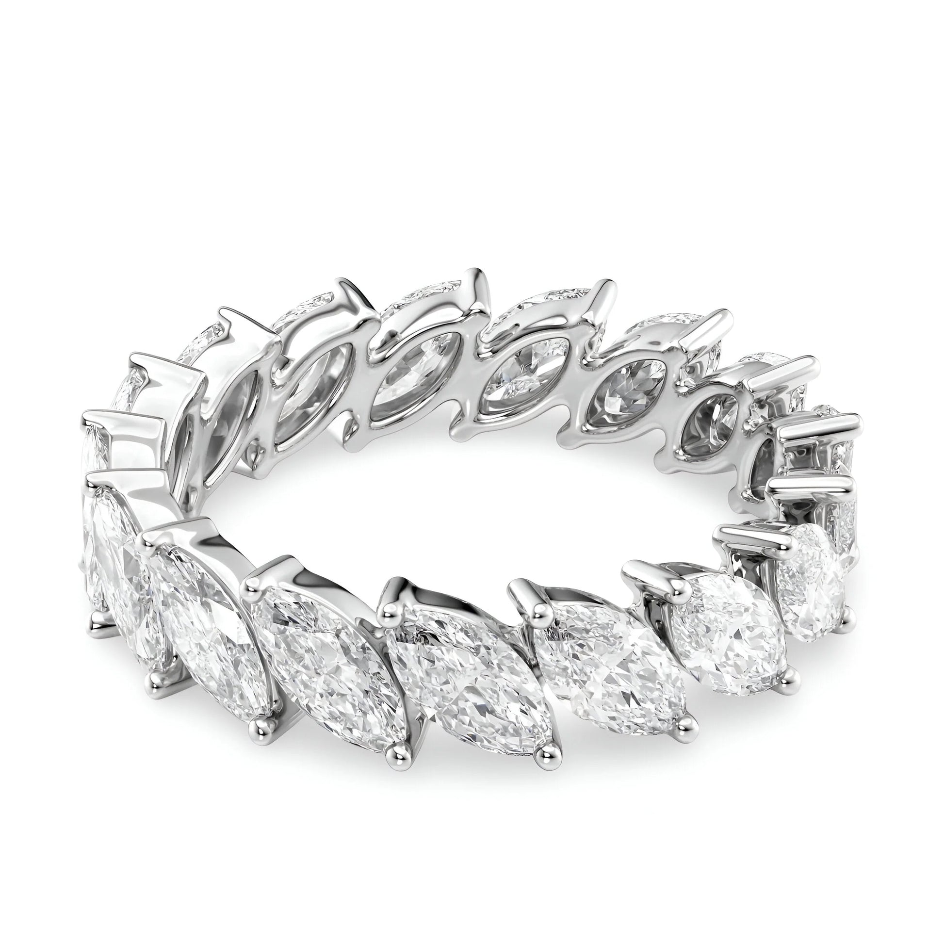 The Royal Leaf Band in Cubic Zirconia MG ESSENCE