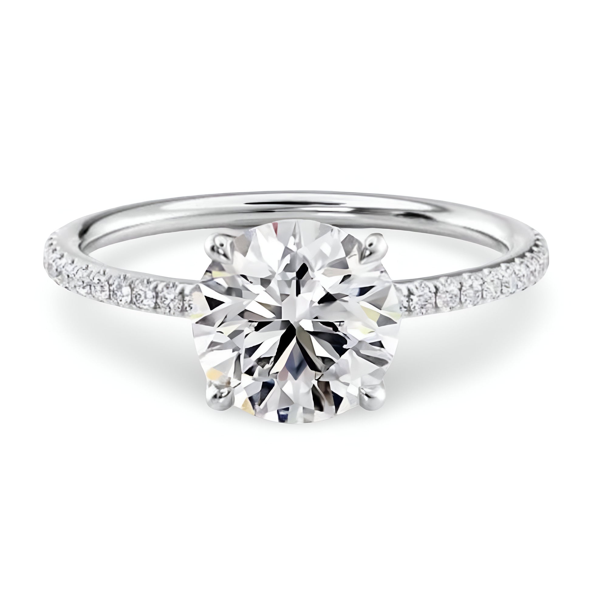 2.0CT Round Brilliant W/ Pavé MG ESSENCE