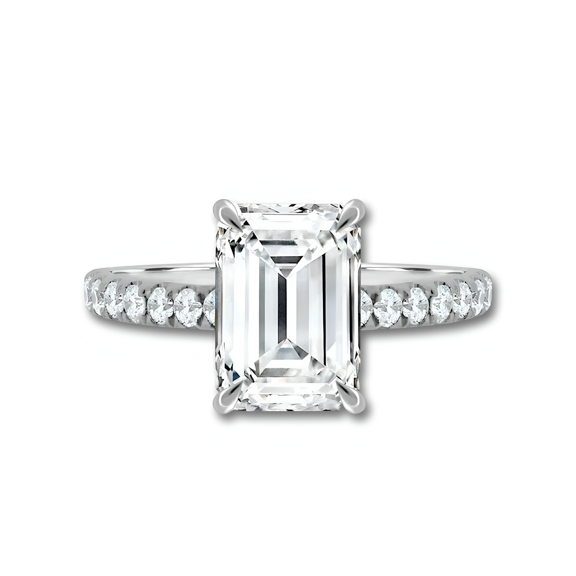 MG CELESTIA®️ 3.0 CT MG EMERALD CUT RINGS MG Essence