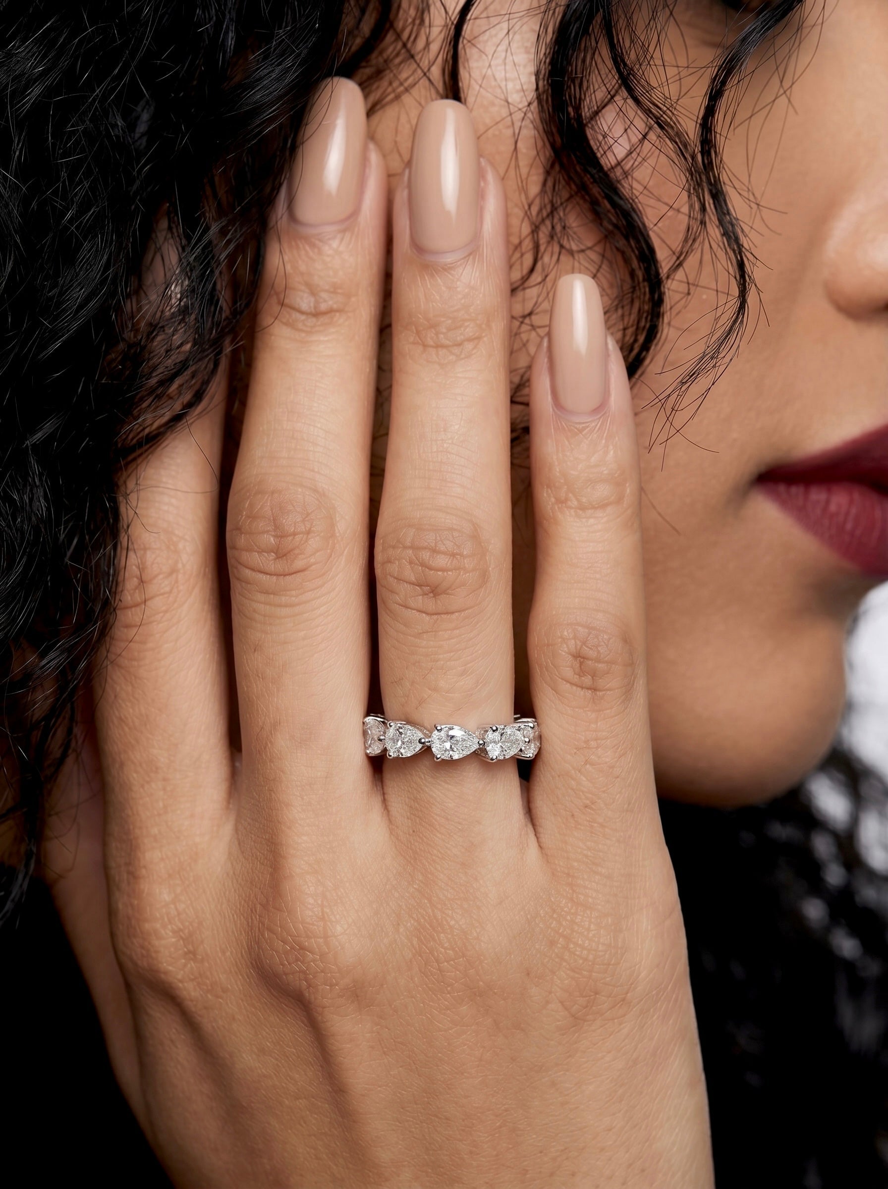 Pear Royale™ Full Eternity Band