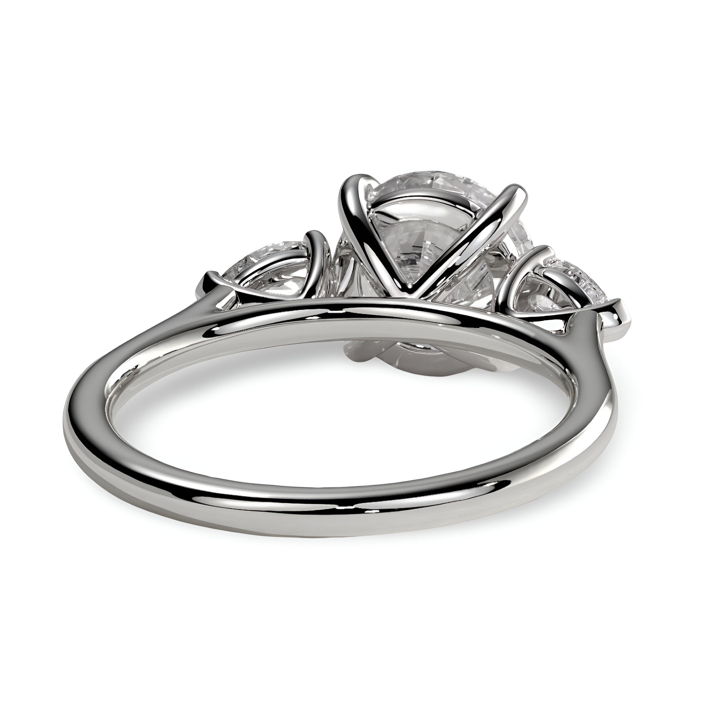 MG NOVA CORE®️ 3.0 CT ROUND BRILLIANT W/ Two Pear Sides