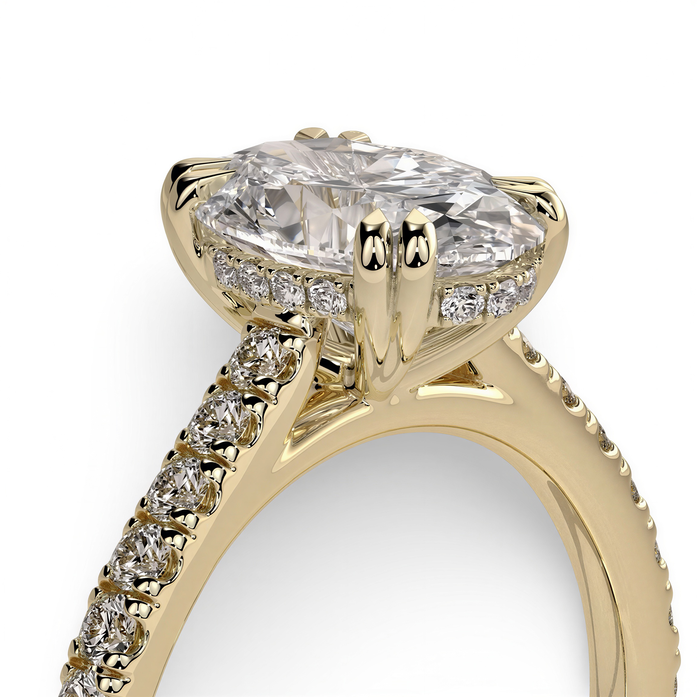 MG AURELIA™ Oval Cut Solitaire with Double Talon Prongs