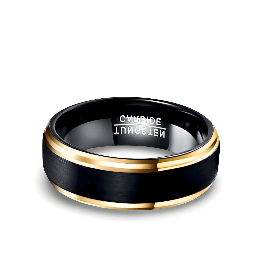 The Imperium Gold Tungsten Carbide Ring - MG ESSENCE