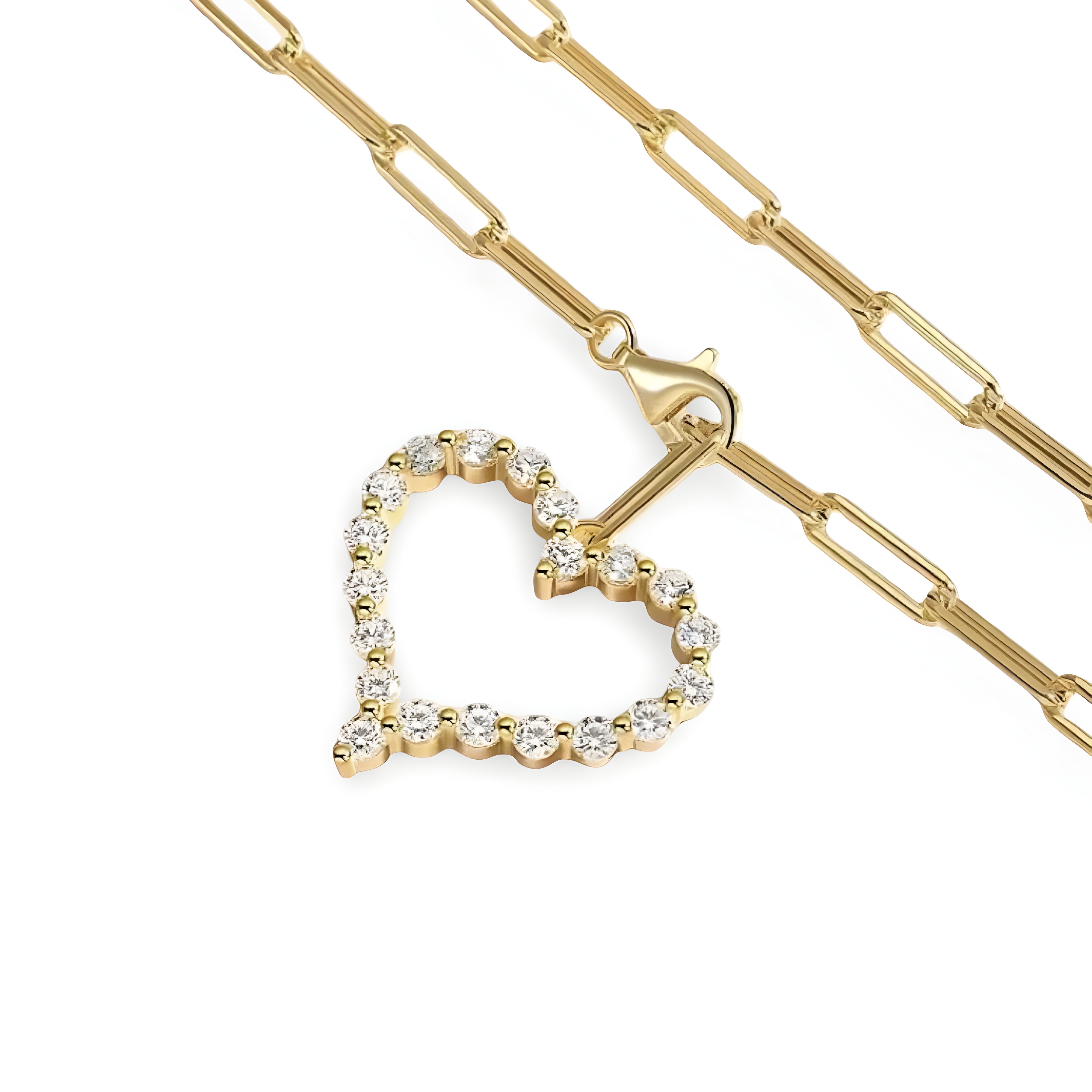 Auréline™ 18K Gold-Plated Heart Necklace
