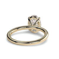 1.0ct Oval Cut Solitaire Ring – Classic Solitaire Setting | 9–18K Yellow Gold