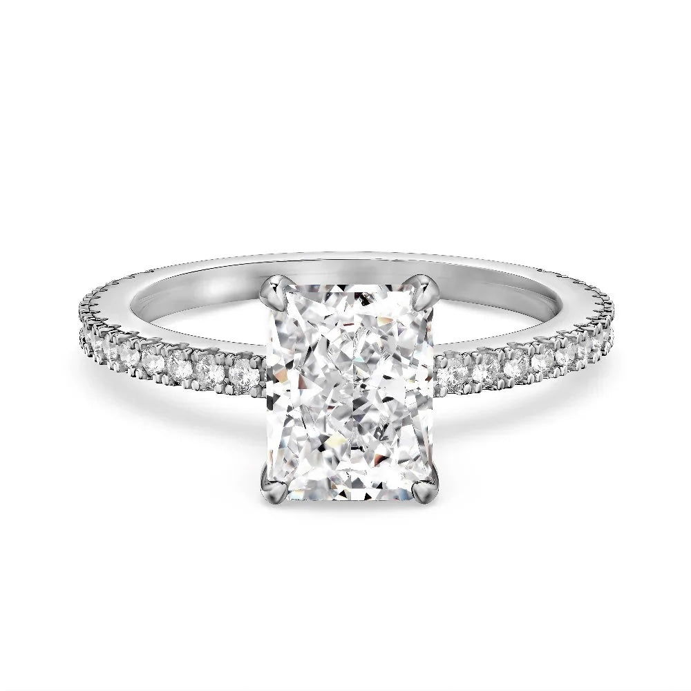 SIGNATURE GLOW™️ 2.0CT Radiant Cut with Concealed Halo