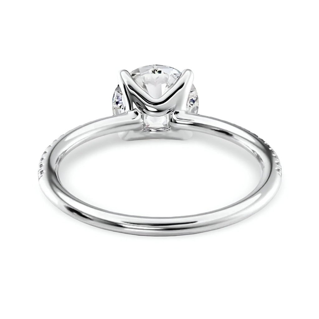 2.0CT Round Brilliant Set in Pavé MG ESSENCE