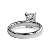 3.0ct Radiant Cut Hidden Halo Solitaire Ring