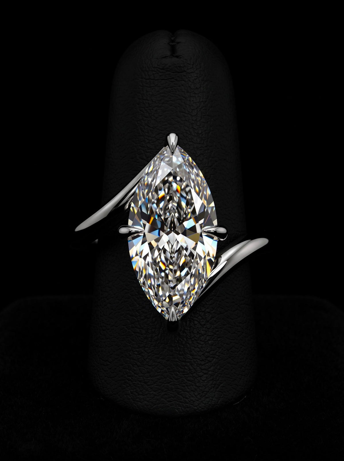 SERENÉ™ 3.0ct Marquise Bypass Solitaire MG ESSENCE