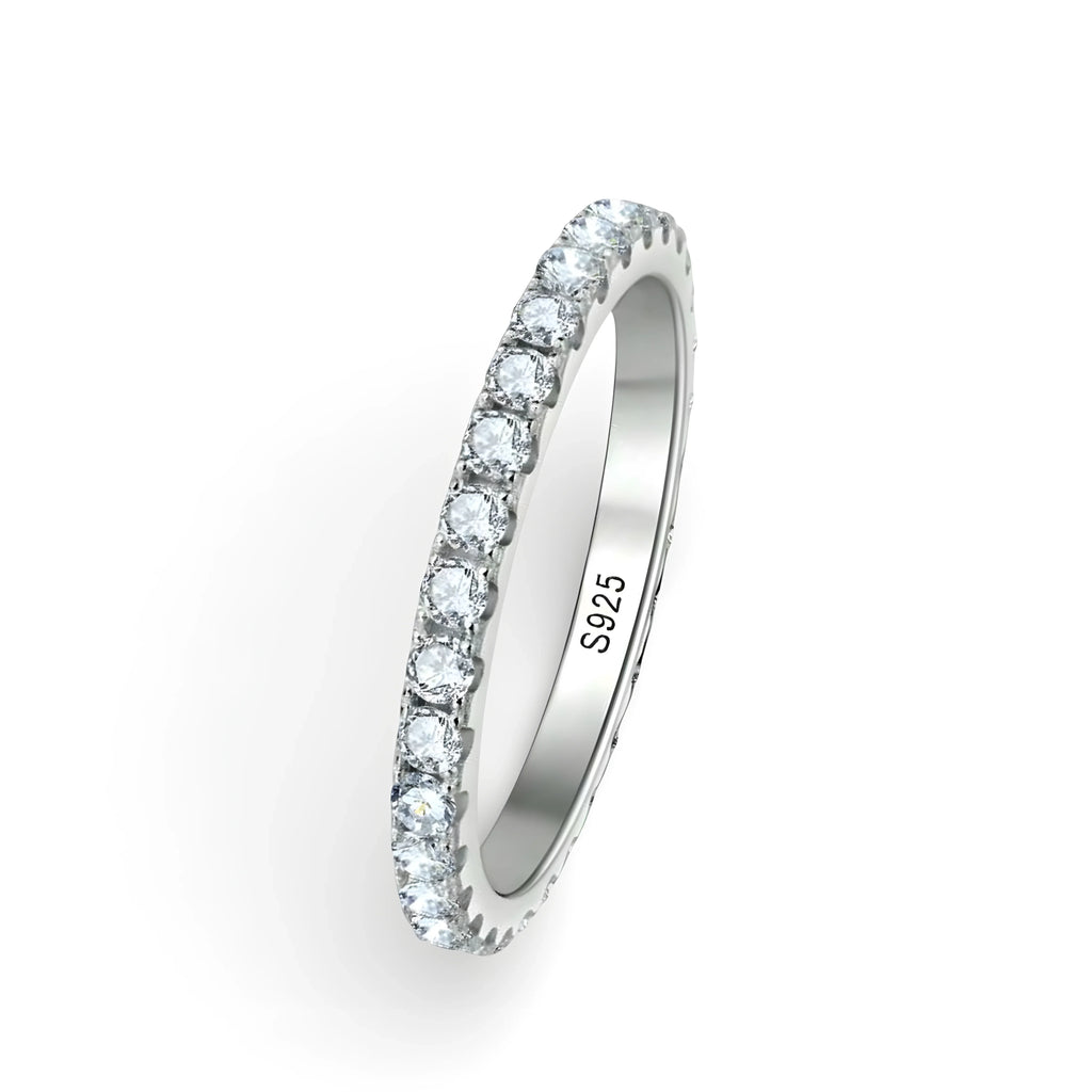 3.0CT OVAL CUT W/ SHARED PRONG PAVE BAND - MG ESSENCE