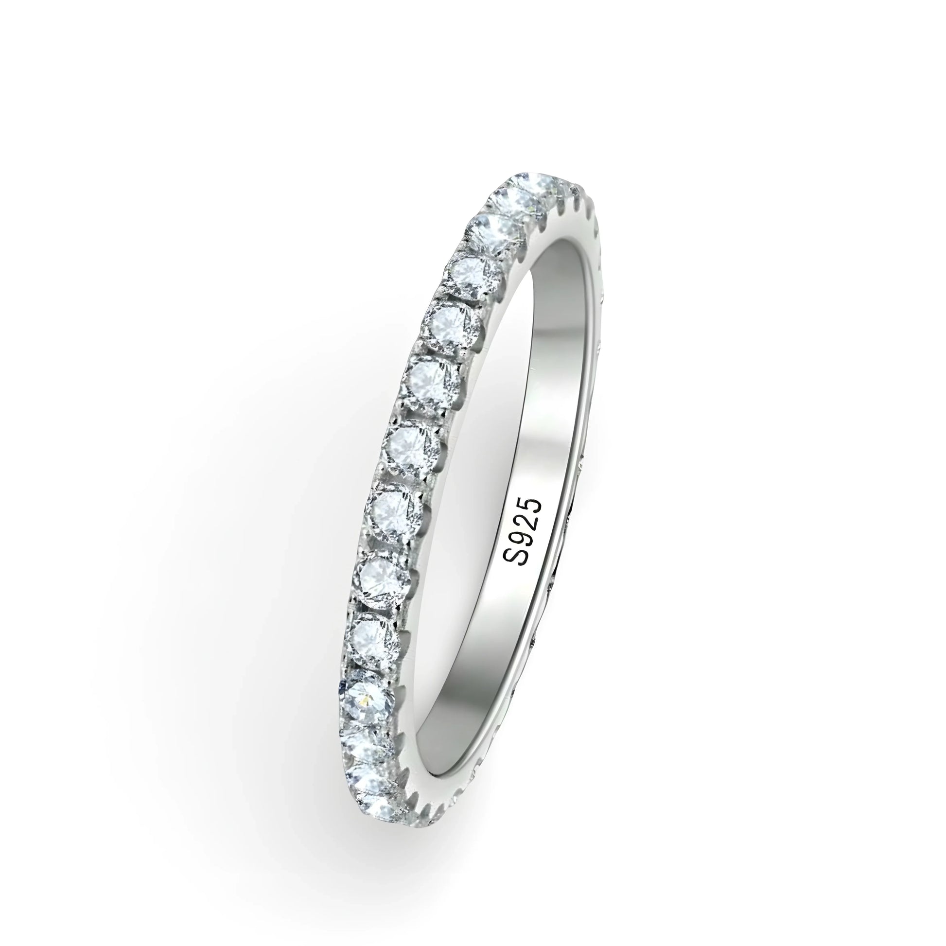 3.0CT OVAL CUT W/ SHARED PRONG PAVE BAND - MG ESSENCE