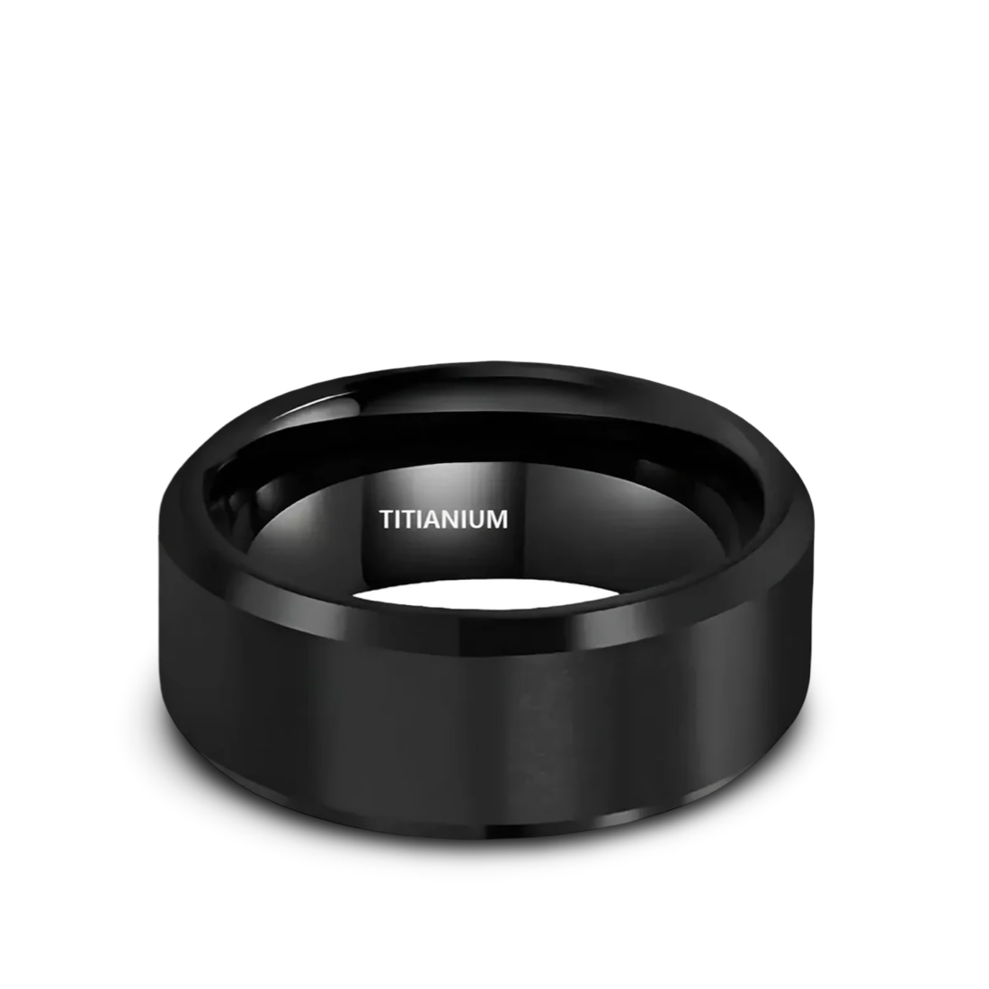 Sinister Knox Black Titanium Wedding Ring - MG ESSENCE