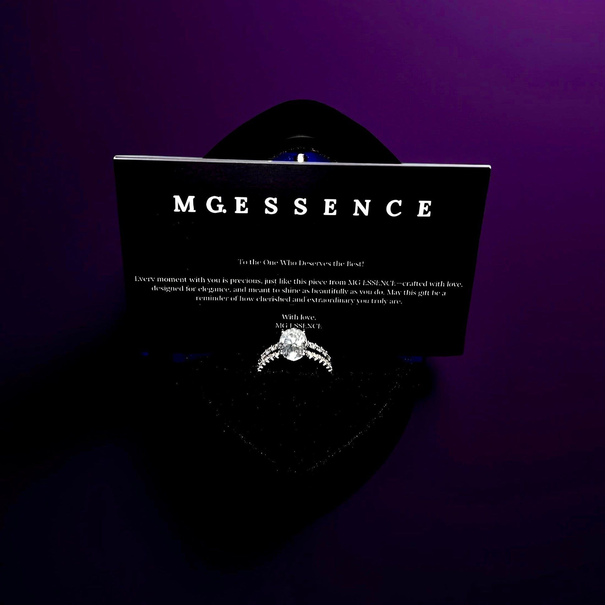 MG ELONGE®️ 2.0 CT PAVÈ EMMA OVAL CUT RING - MG ESSENCE