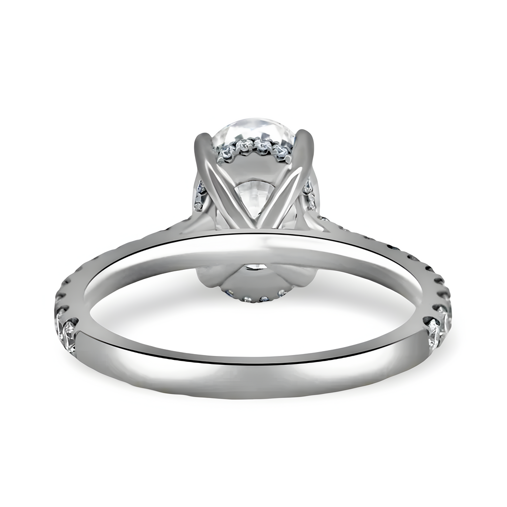 MG OLYSSIA®3.0 CT Oval Cut Ring - MG ESSENCE