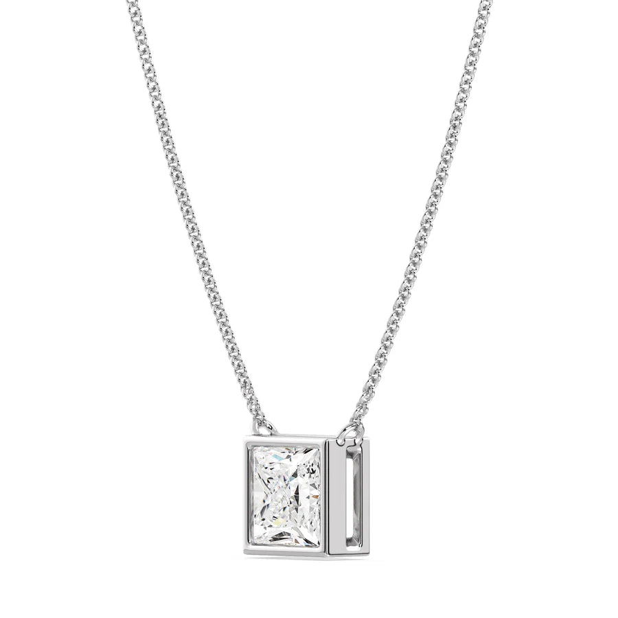 2.5 CT Cushion Cut Majestic Necklace