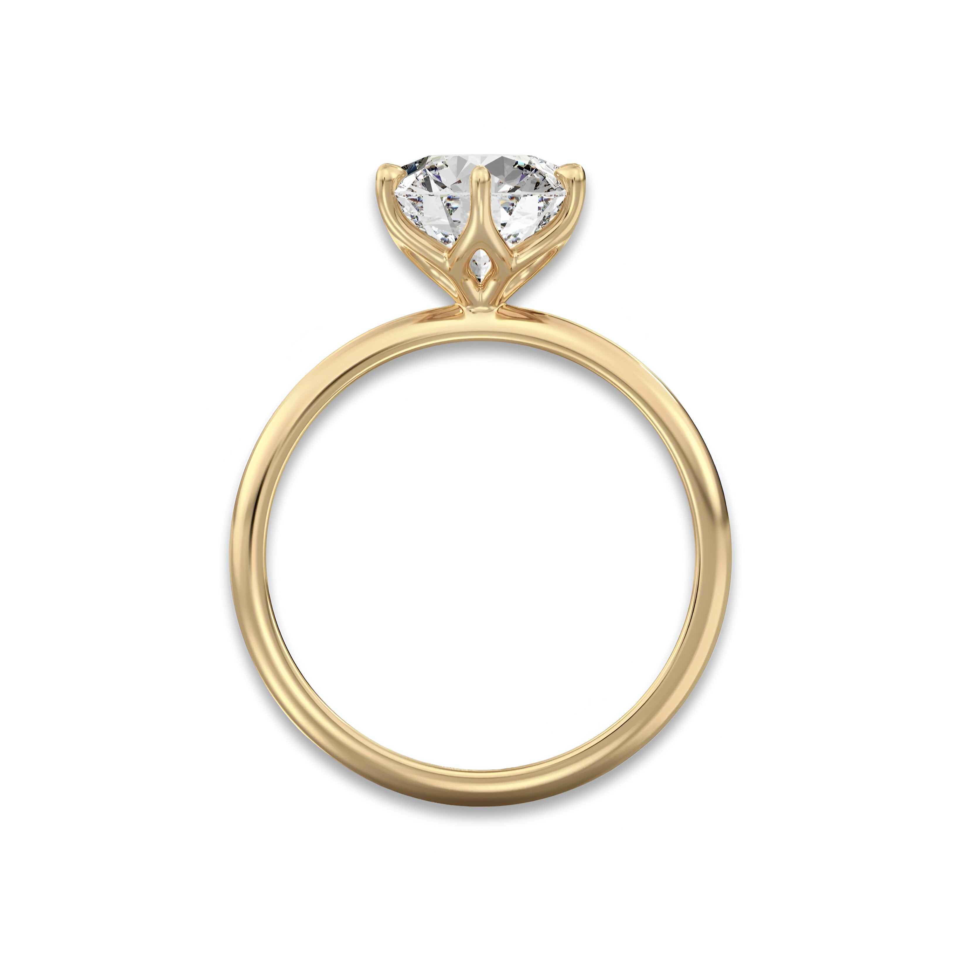 MG Aurion™ 3.0ct Round Brilliant Solitaire Ring – 9ct / 14ct / 18ct Gold