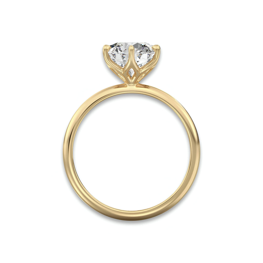 MG Aurion™ 3.0ct Round Brilliant Solitaire Ring – 9ct / 14ct / 18ct Gold MG ESSENCE