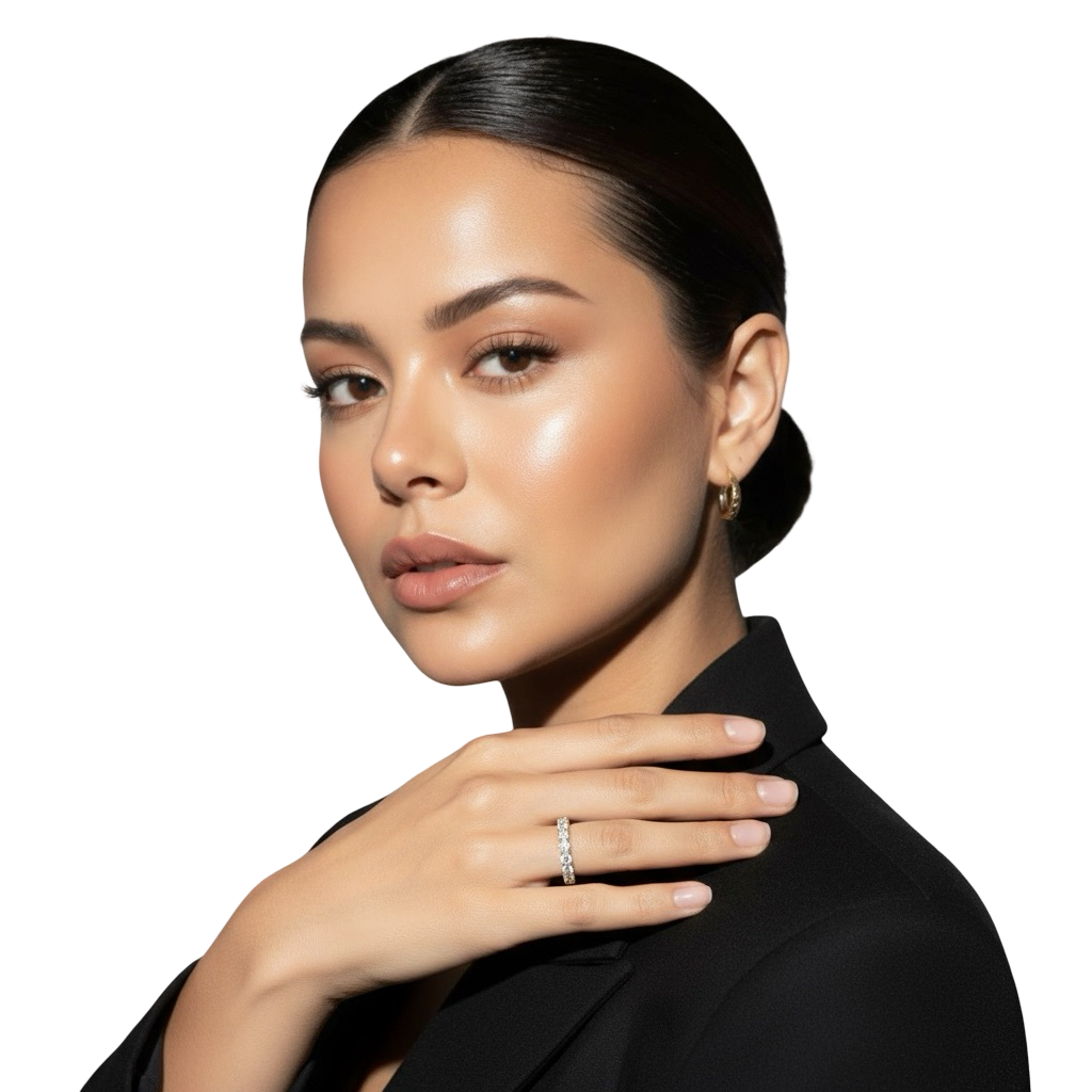 MG PREMIER™️ TRELLIS GOLD ETERNITY BAND