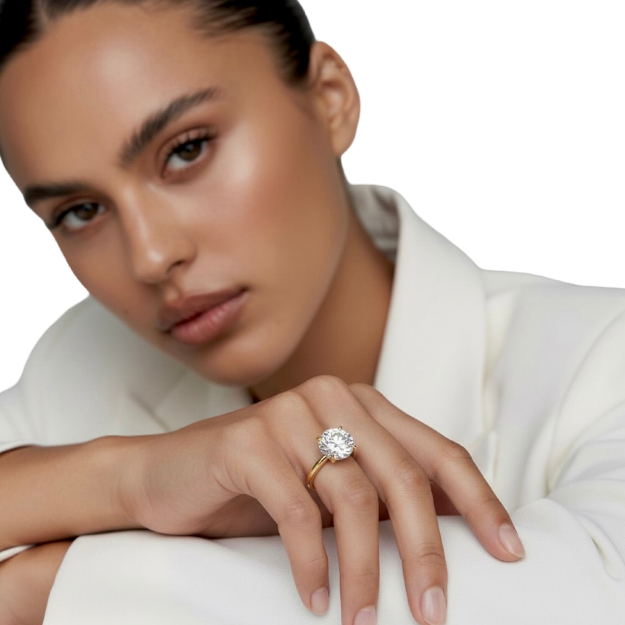 2.0CT Round Brilliant Solitaire W/ Four Prongs