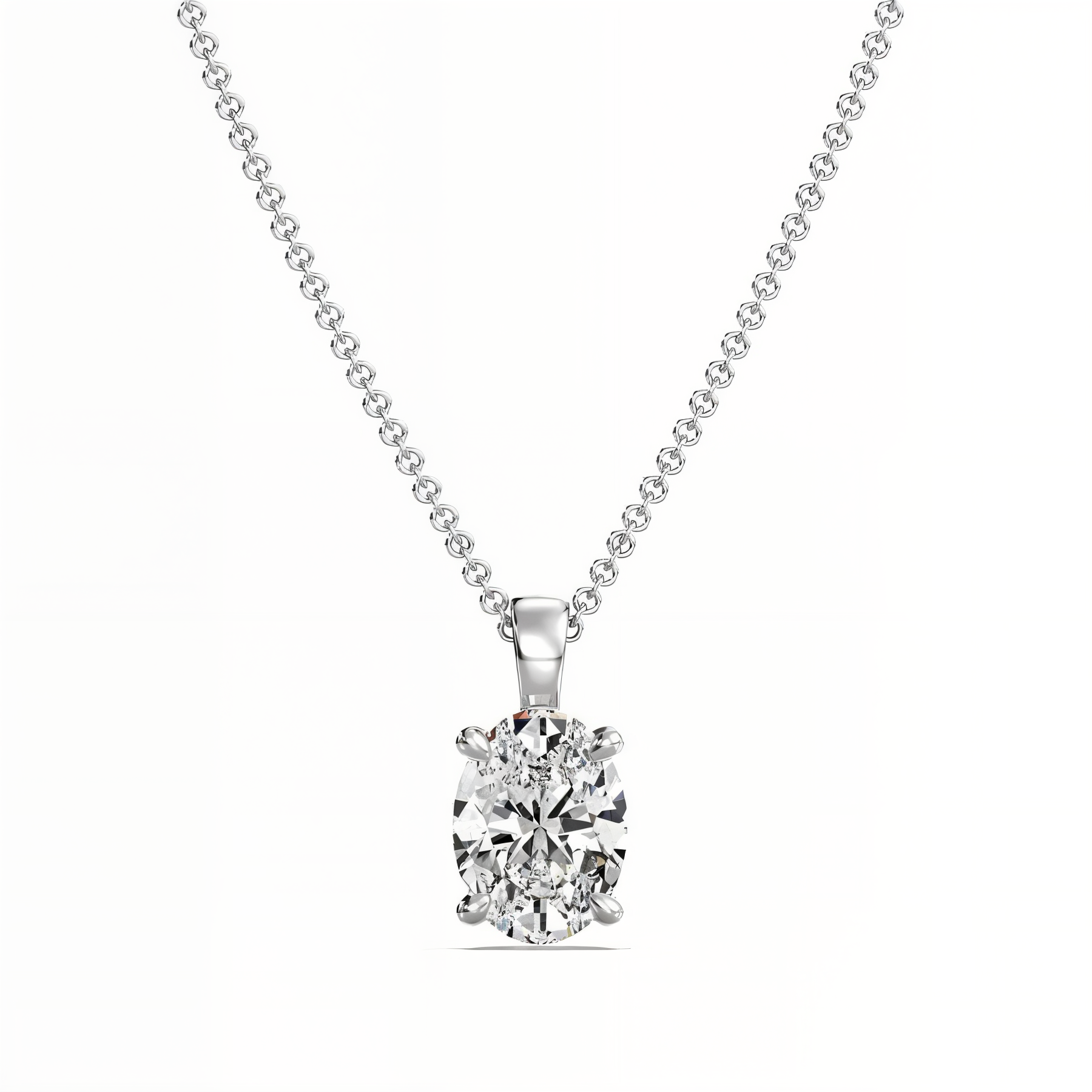 2.0 CT Oval Cut Opal Dream Necklace