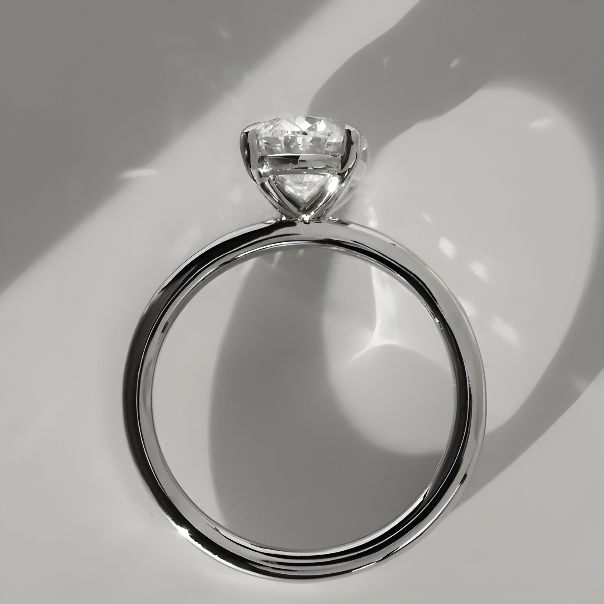 5.0CT Oval Cut In Cubic Zirconia & Sterling Silver MG ESSENCE