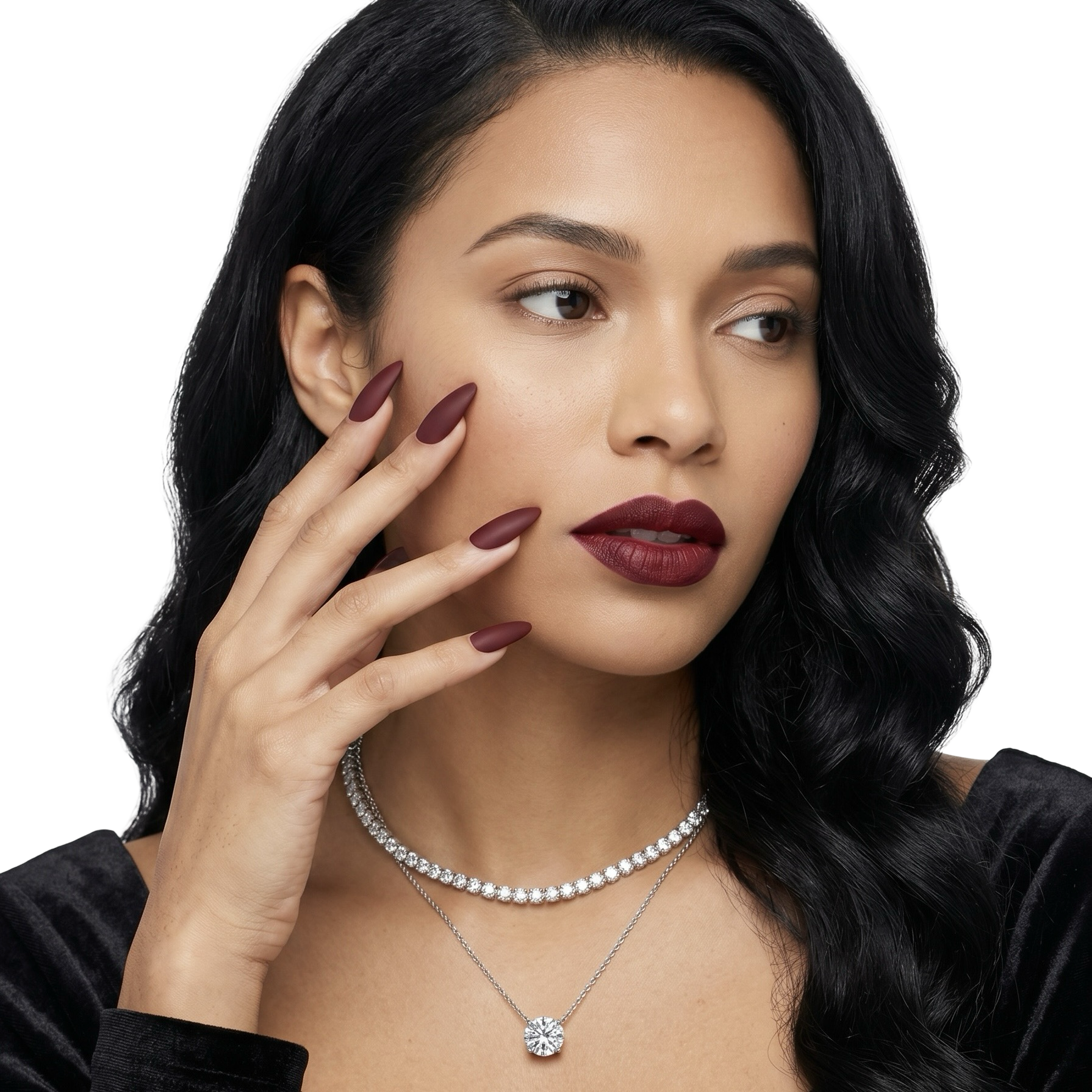 2.0ct Round Brilliant Solitaire Necklace