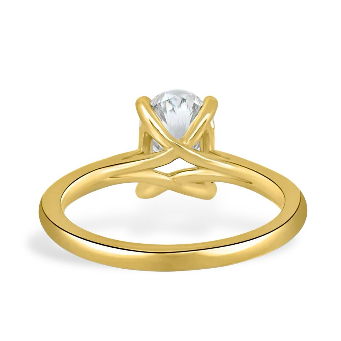 MG LIORA®️ 3.0CT GOLD OVAL CUT RING - MG ESSENCE