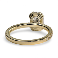 MG TALON PAVÉ™ Cushion Cut with Double Triple-Claw Prongs