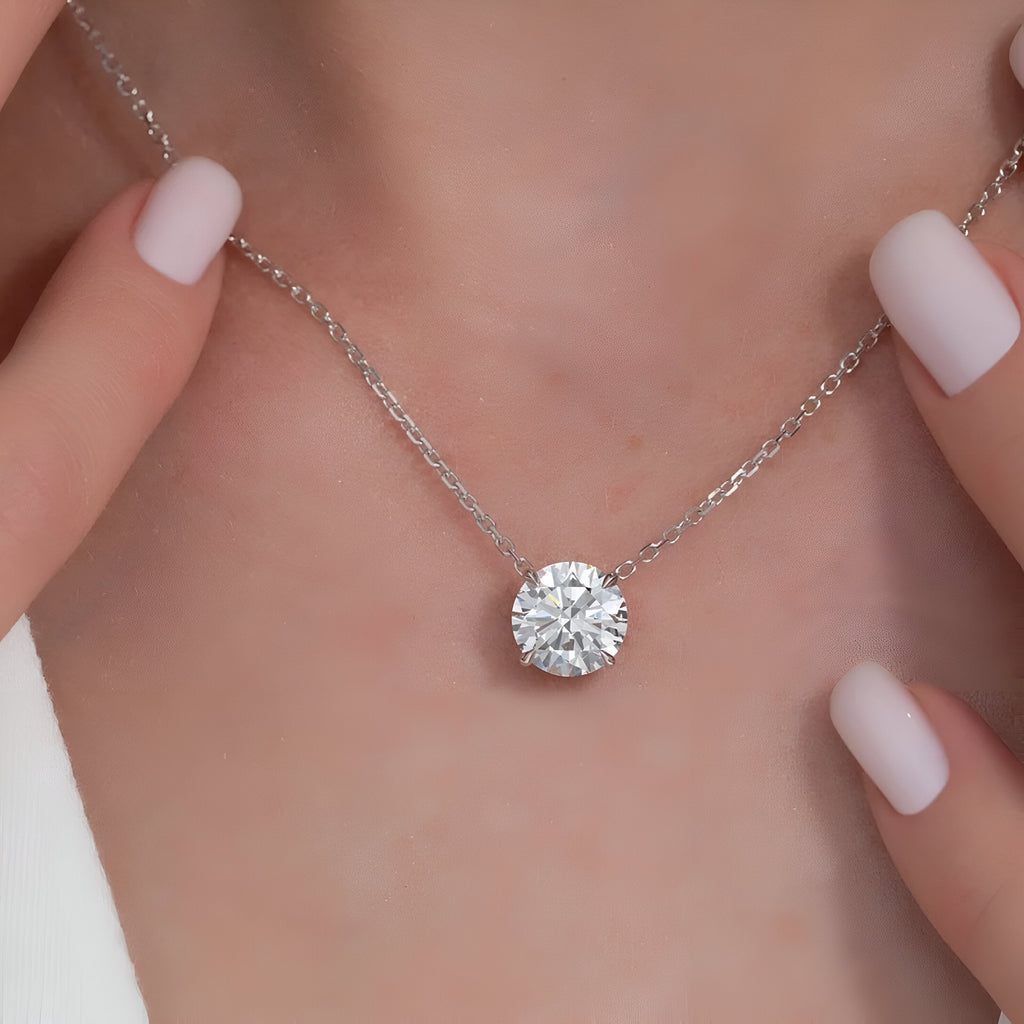 Round Aurora Glow Necklace MG ESSENCE