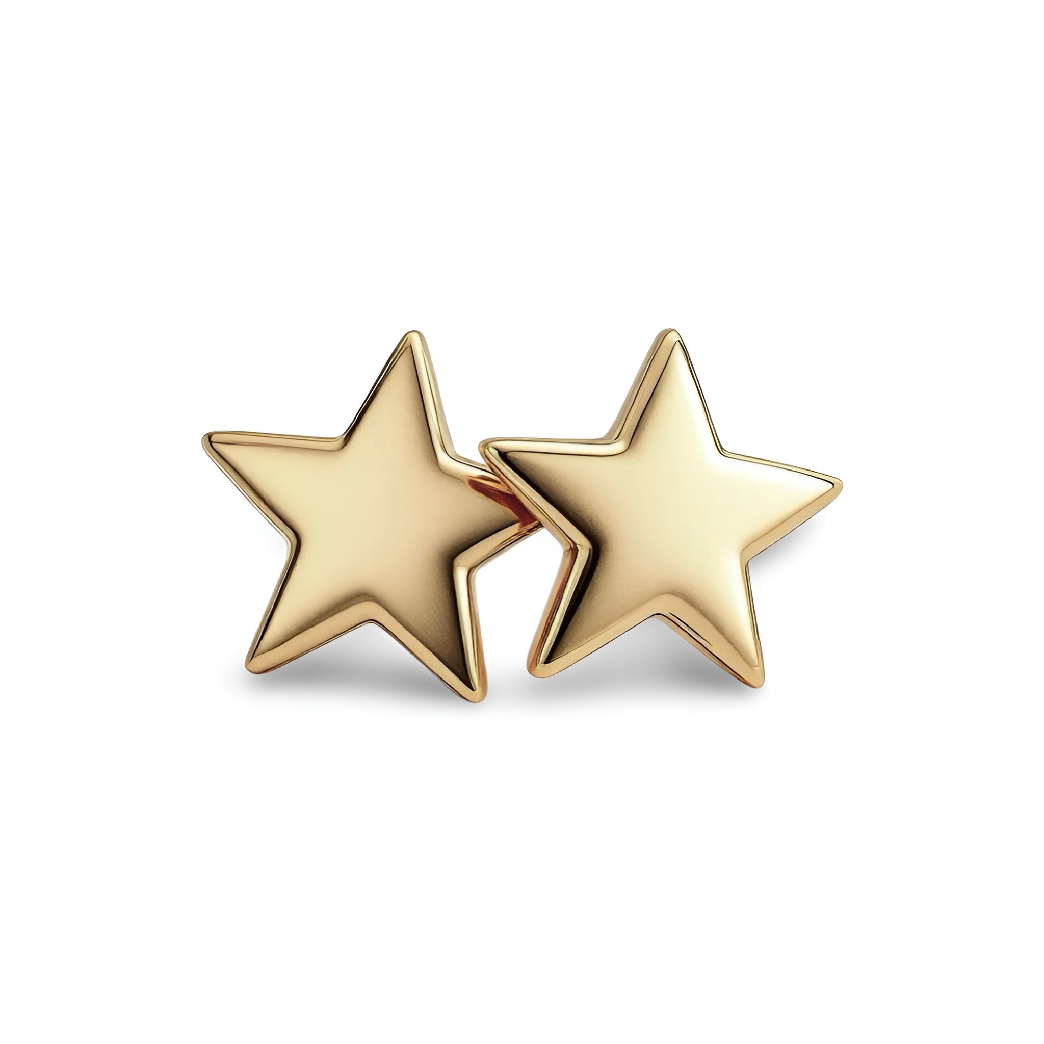 Celestial Star Stud Earrings – 9K Yellow Gold