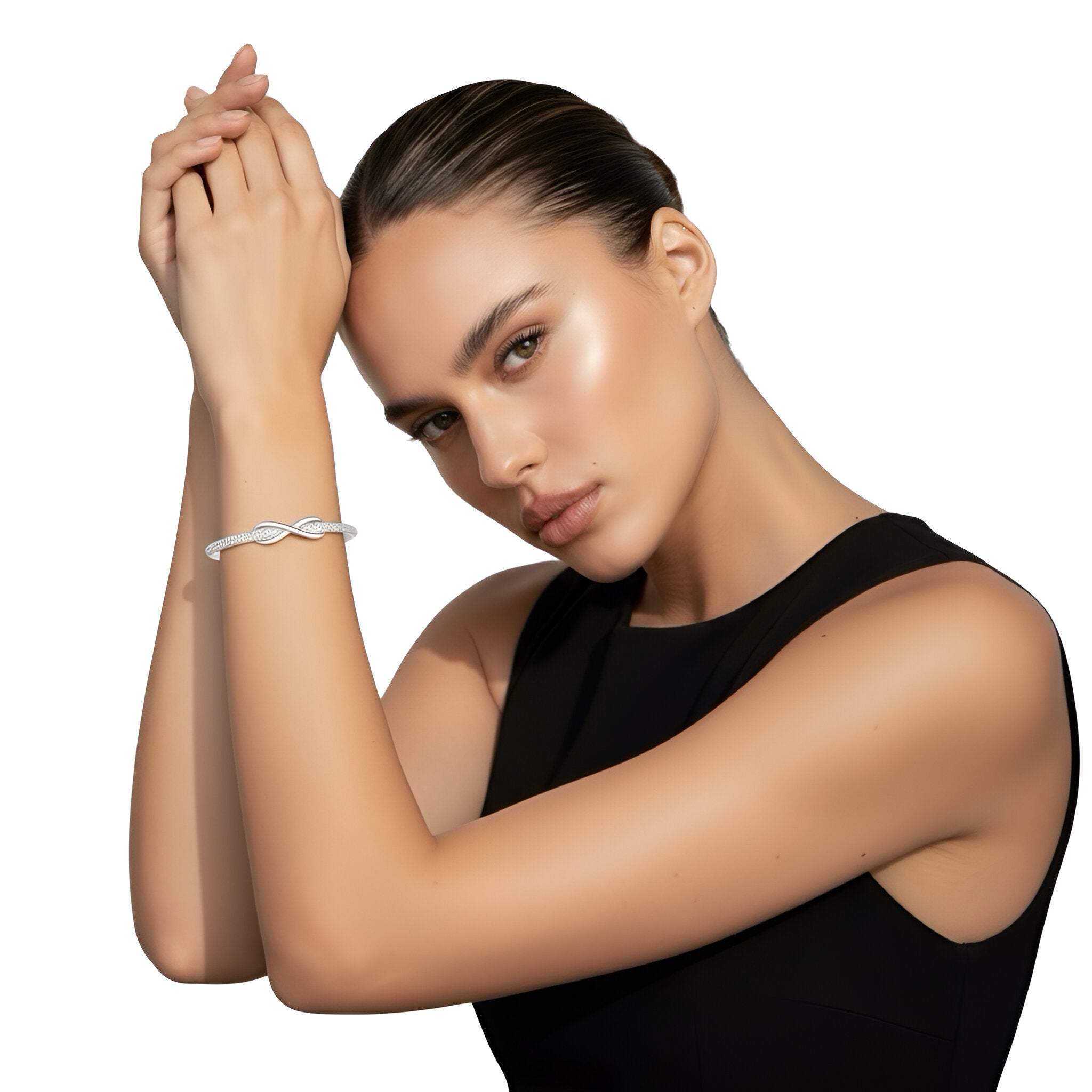 Eternal Promise™ Sterling Silver Bangle