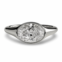 The Atlas East–West Band in Sterling Silver