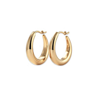 Classic 2.5mm Solid 9K Yellow Gold Hoop Earrings – Timeless Everyday Luxury