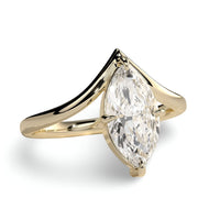 Marquise Cut V-Prong Solitaire Ring