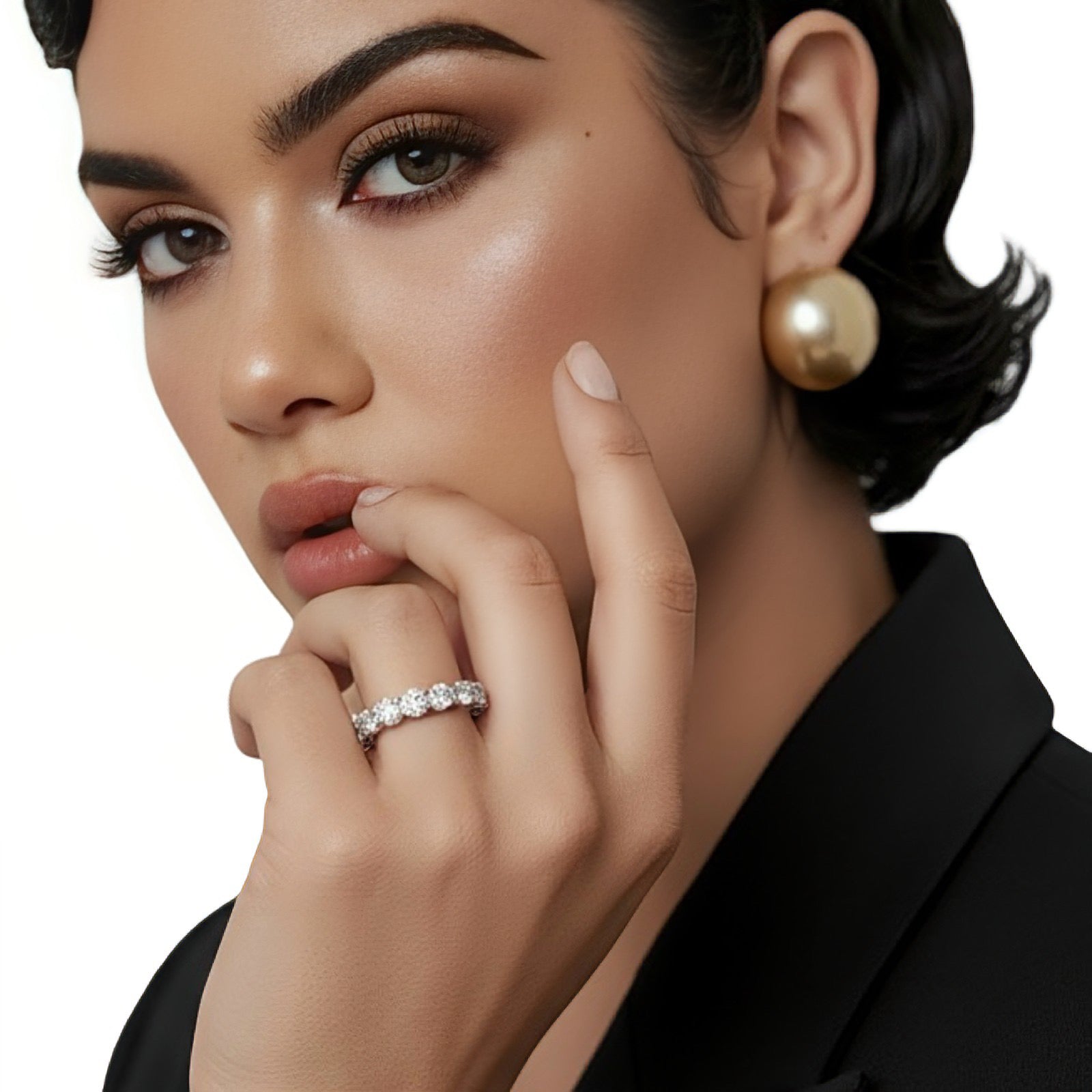 THE INFINITE GRACE™️ Round Cut Moissanite Eternity Band