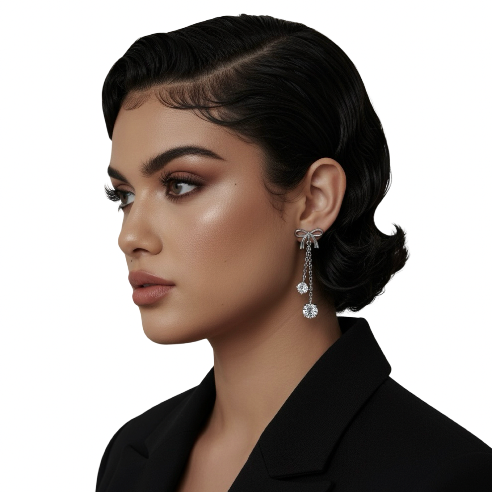 The Élise Bow Drop Earrings