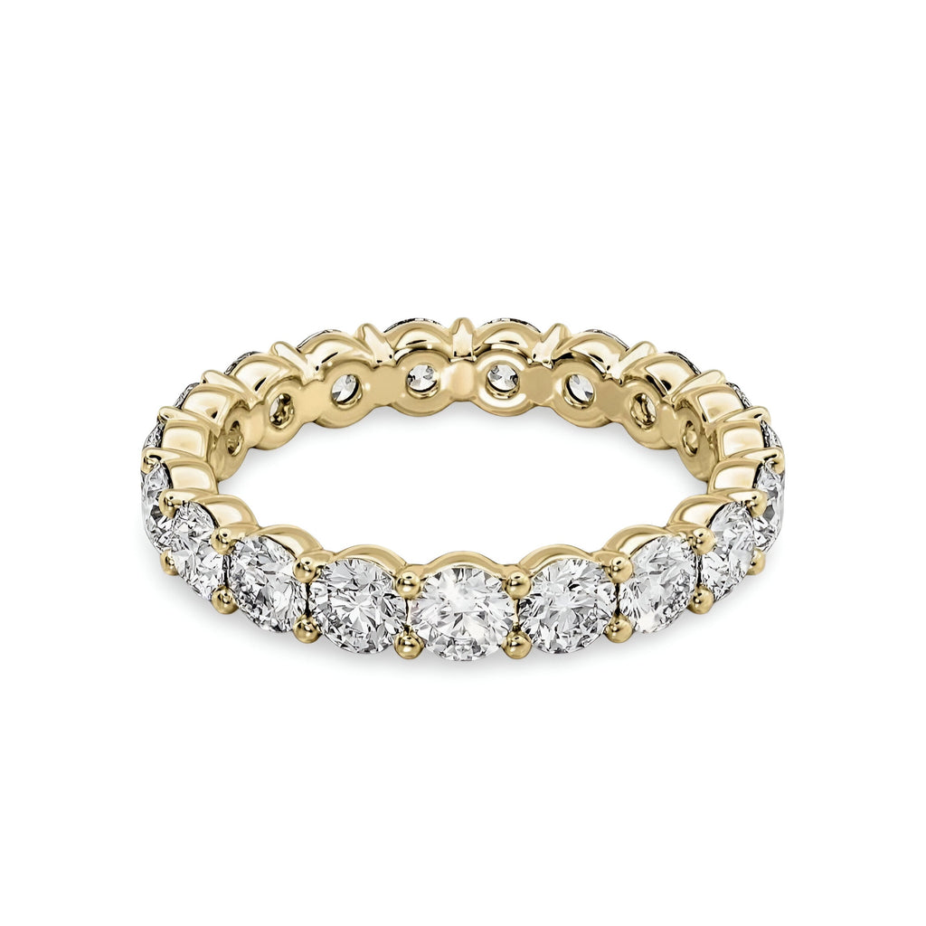 The Infinite Grace™ Round Cut Moissanite Eternity Band MG ESSENCE