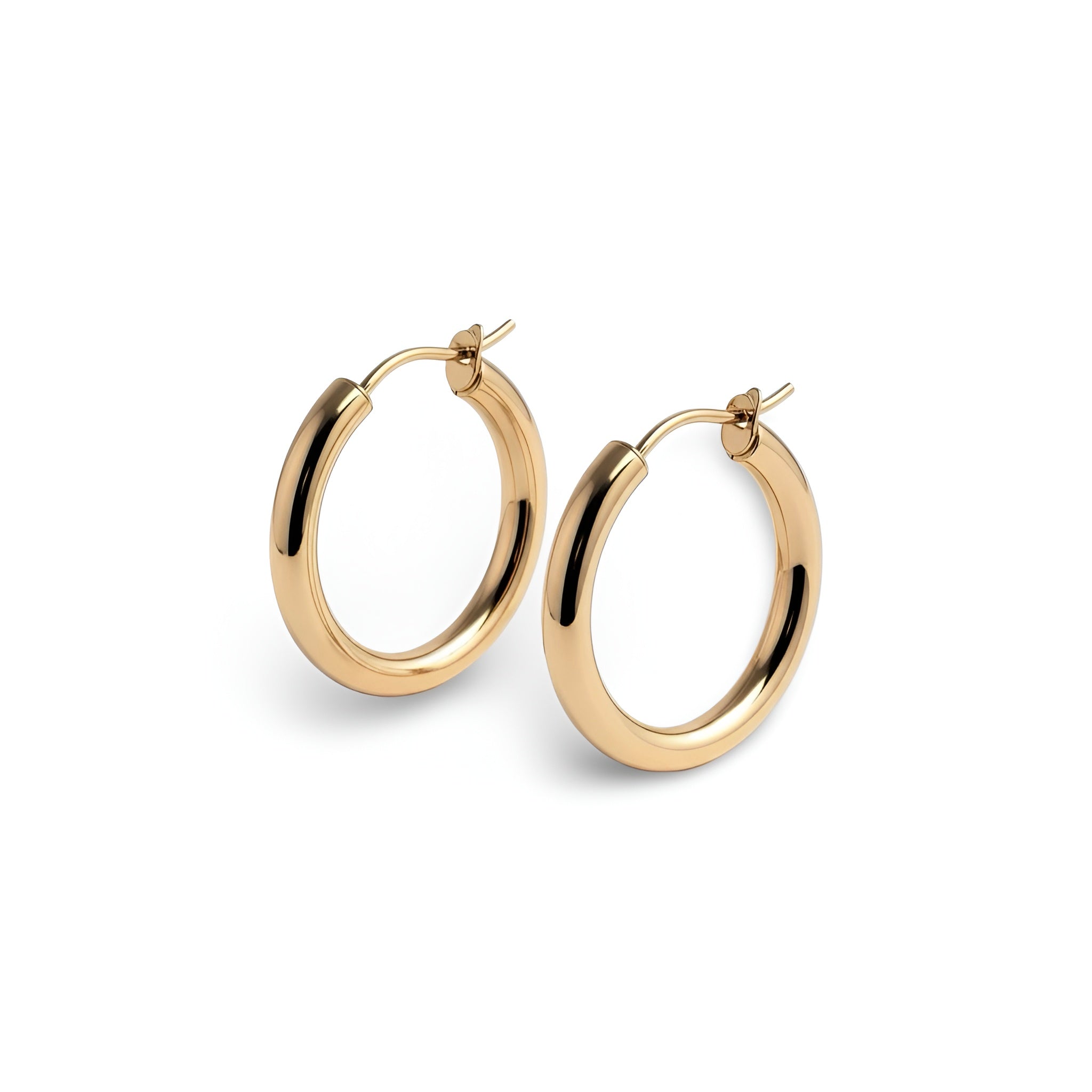 Classic 9K Yellow Gold Hoops – Perfect Everyday Elegance