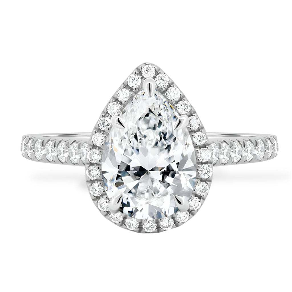 4.0 CT MG NÉLA PEAR CUT RING - MG ESSENCE