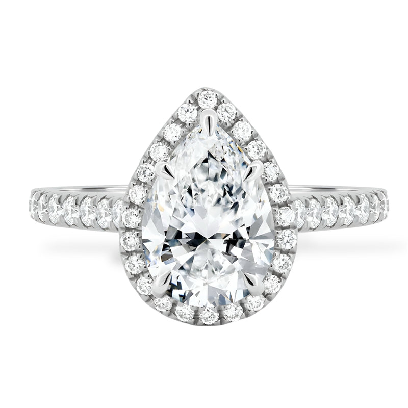 4.0 CT MG NÉLA PEAR CUT RING