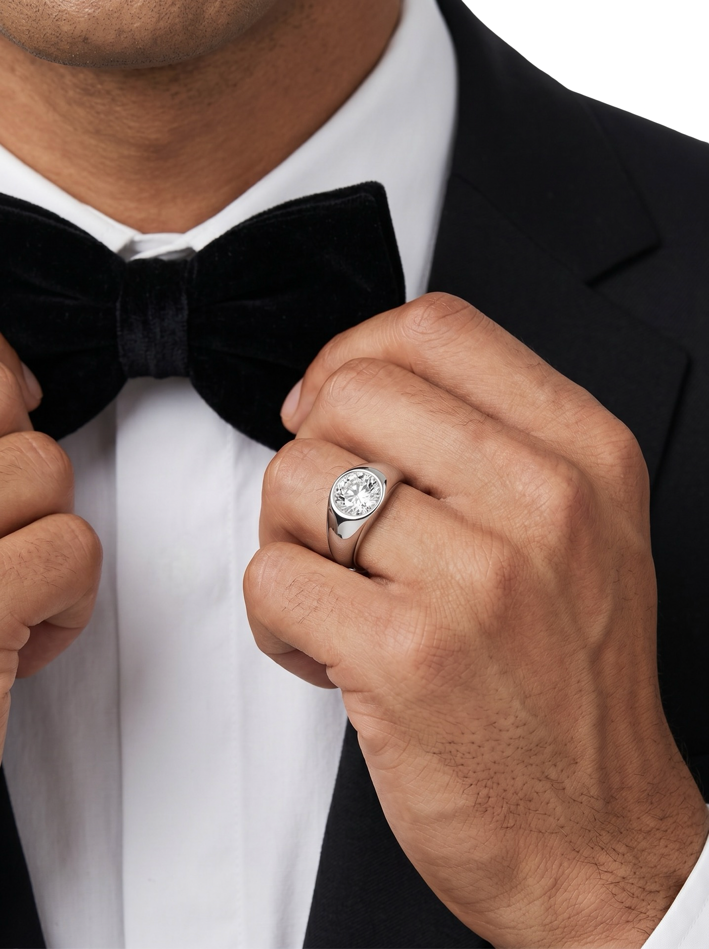 The Sovereign Band in Sterling Silver