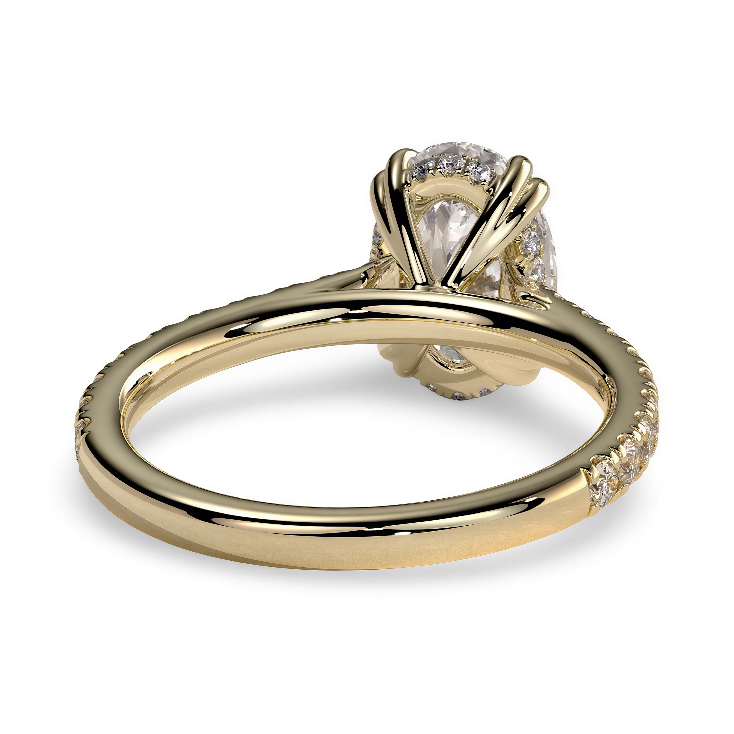 MG AURELIA™ Oval Cut Solitaire with Double Talon Prongs