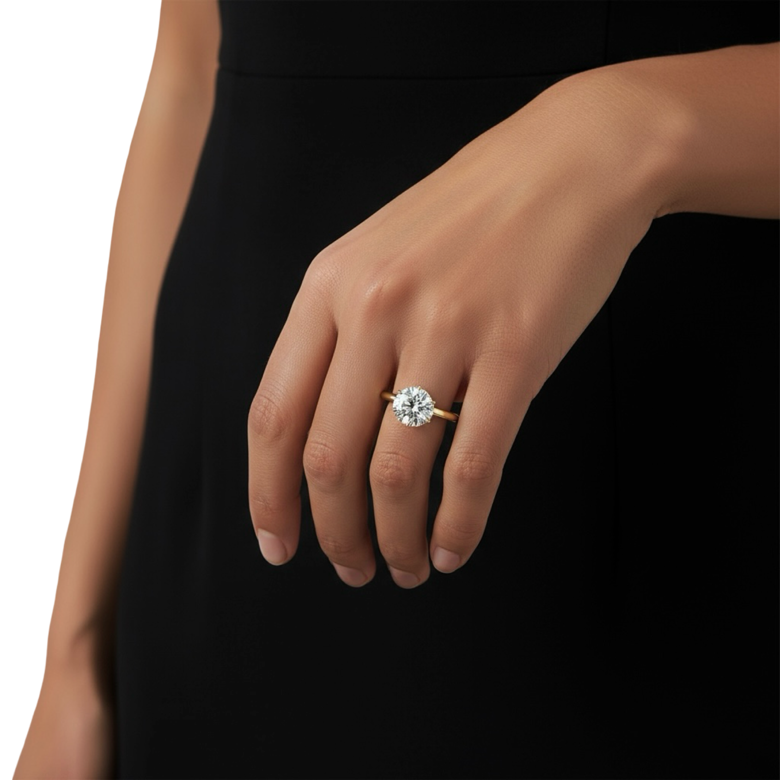 MG Aurion™ 3.0ct Round Brilliant Solitaire Ring – 9ct / 14ct / 18ct Gold