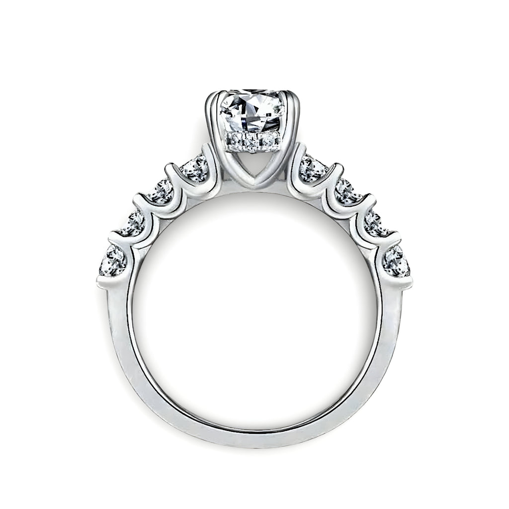 MG ELYSIAN®️ 3.0 CT Oval Cut Silver Ring - MG ESSENCE